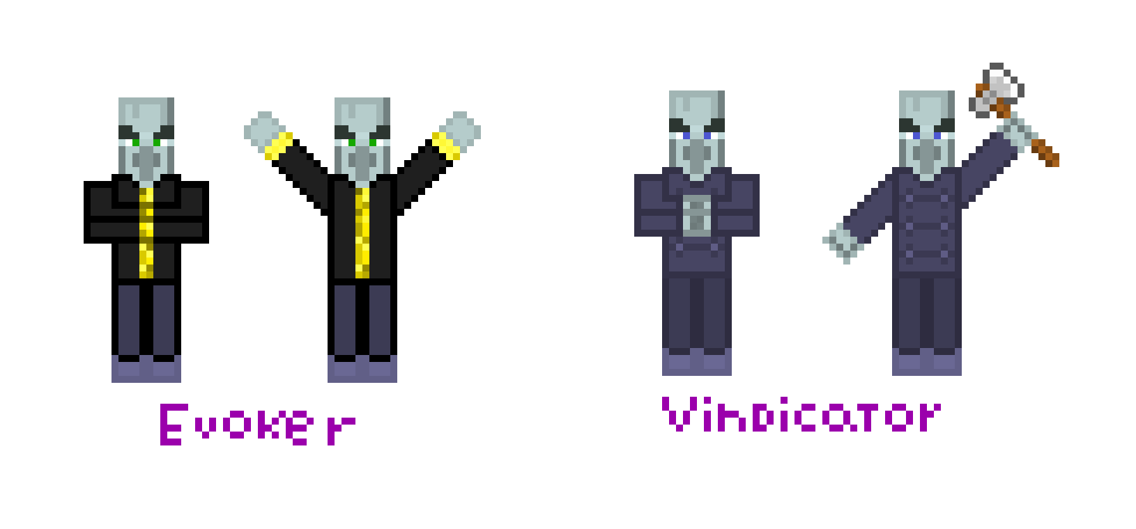 [9664c4] Minecraft Evoker and Vindicator