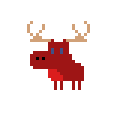 [6408cd] pixel moose