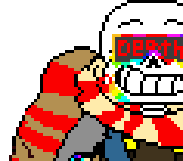 [bb419c] The power of the forbidden dust ink bone sword is pulled out - Fresh!Ink sans