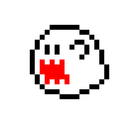 pixel art ghost