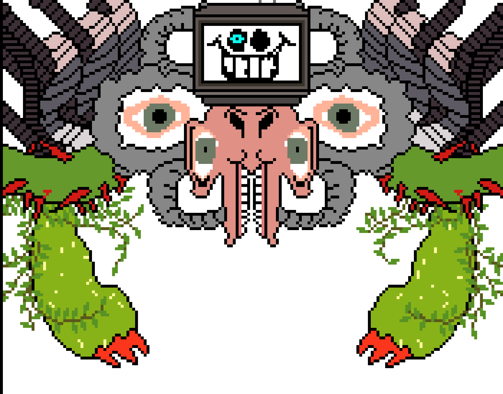 Omega Flowey But Hes Sans Underman