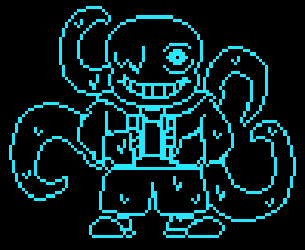 Nightmare!Sans battle sprite