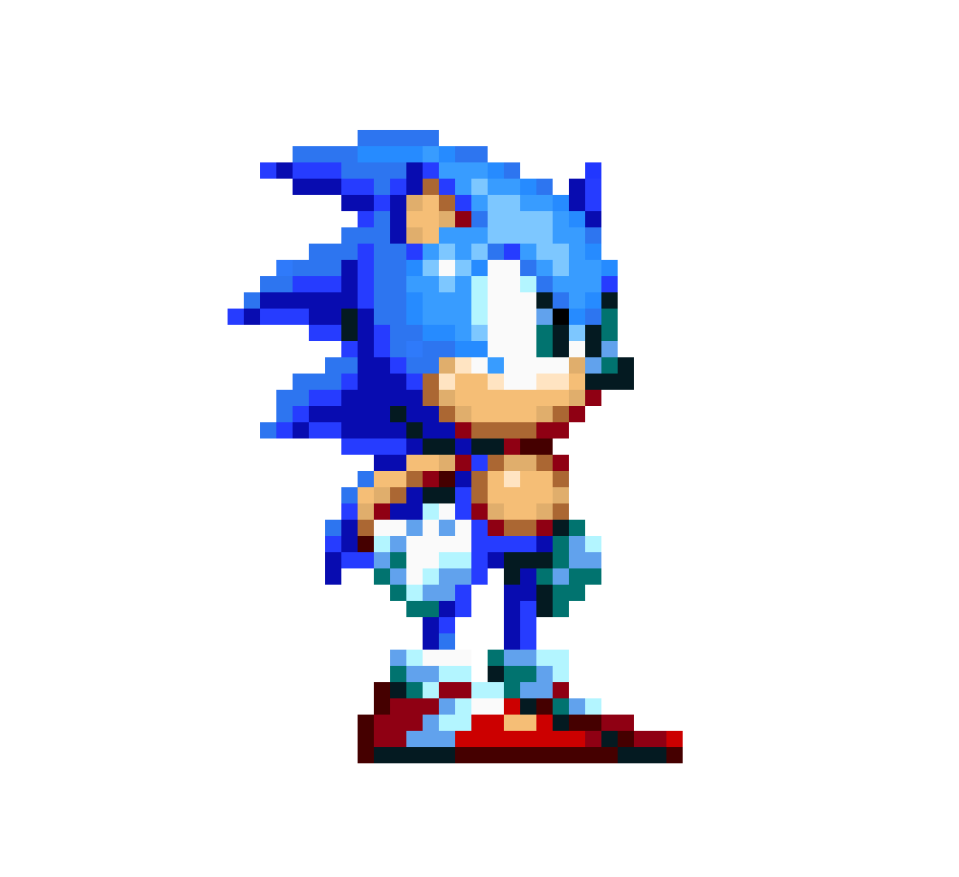 [9664c4] Sonic  Mania pixel sprite 2017