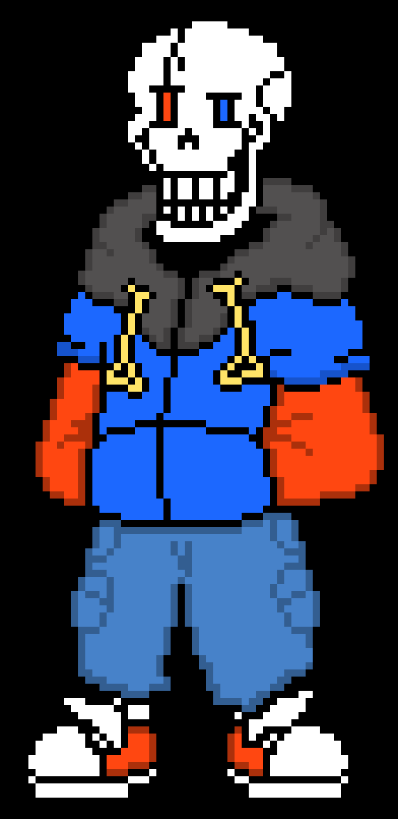 [2f3f05] custome TS! UnderSwap Papyrus Battle Sprite.