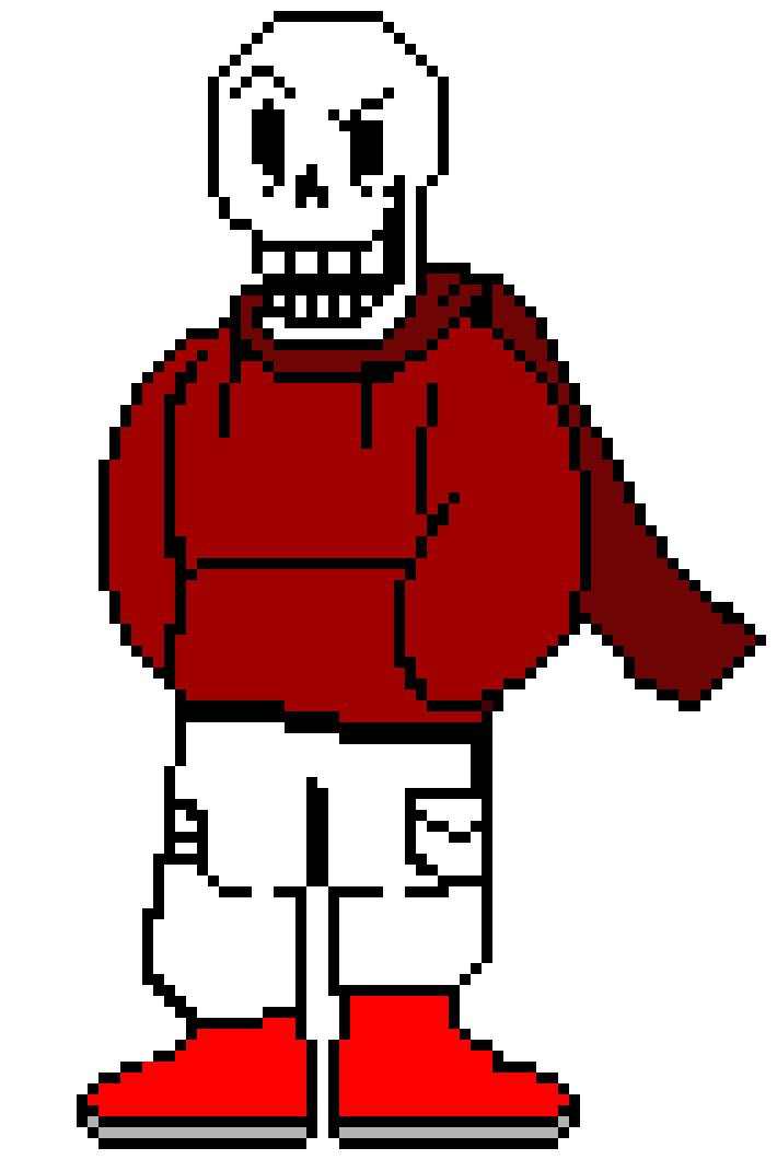 [63a3f9] Underswap Papyrus Sprite.