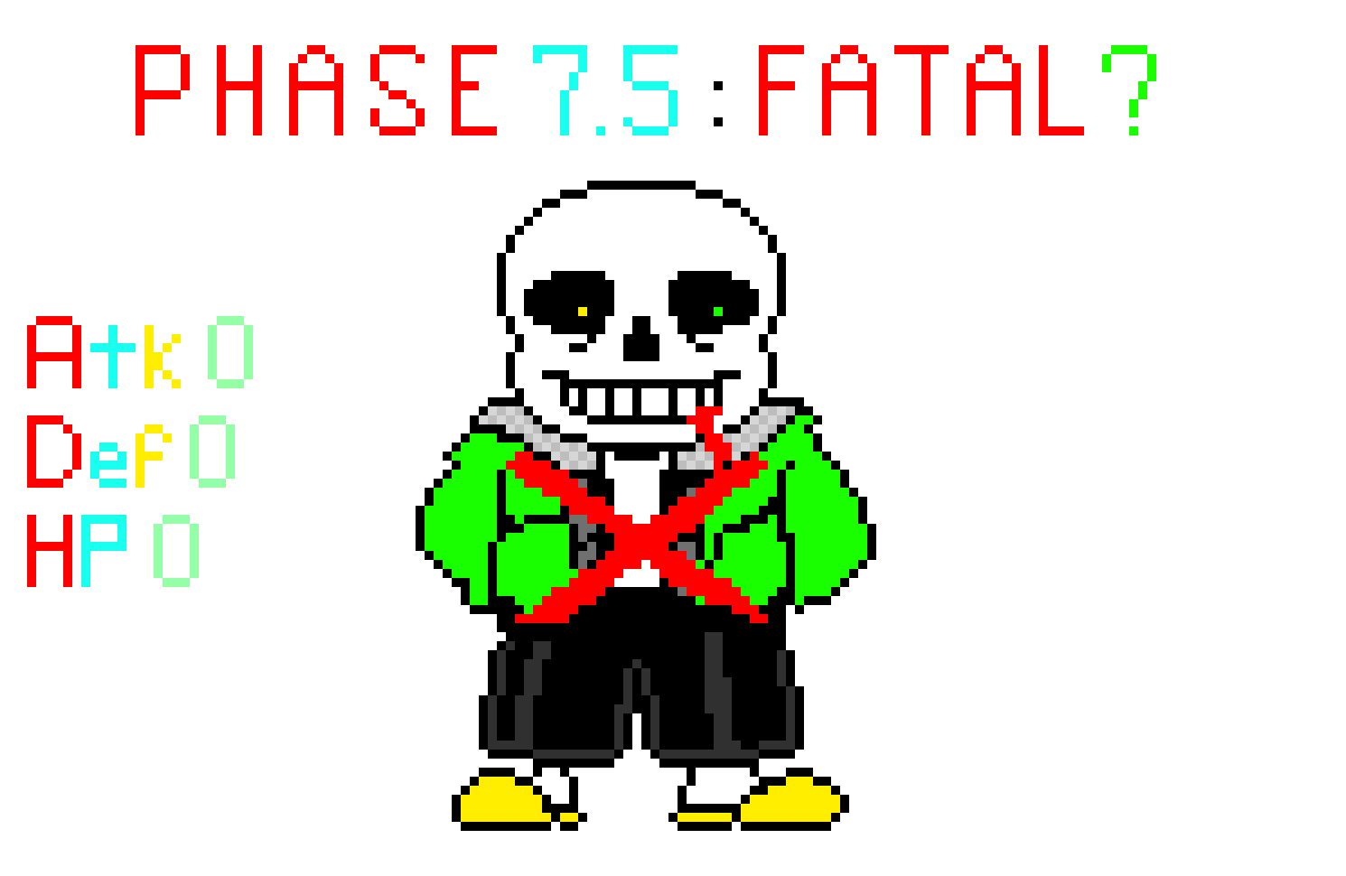 UnderFrisk Sans Phase 7.5