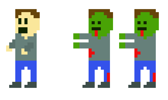 [9664c4] zombie chasing human