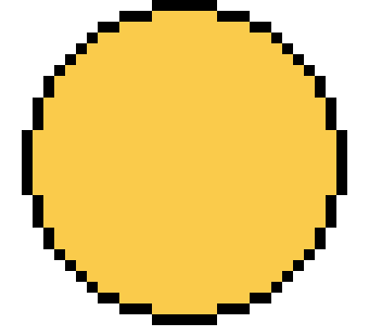 [9664c4] Pixel Art Circle 1
