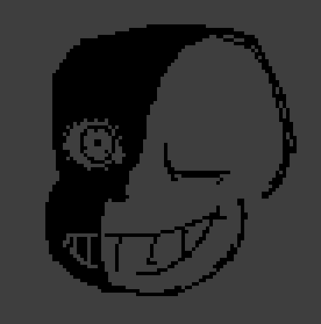 [d52708] somethings up with my copy of undertale, sans just looked at me like this