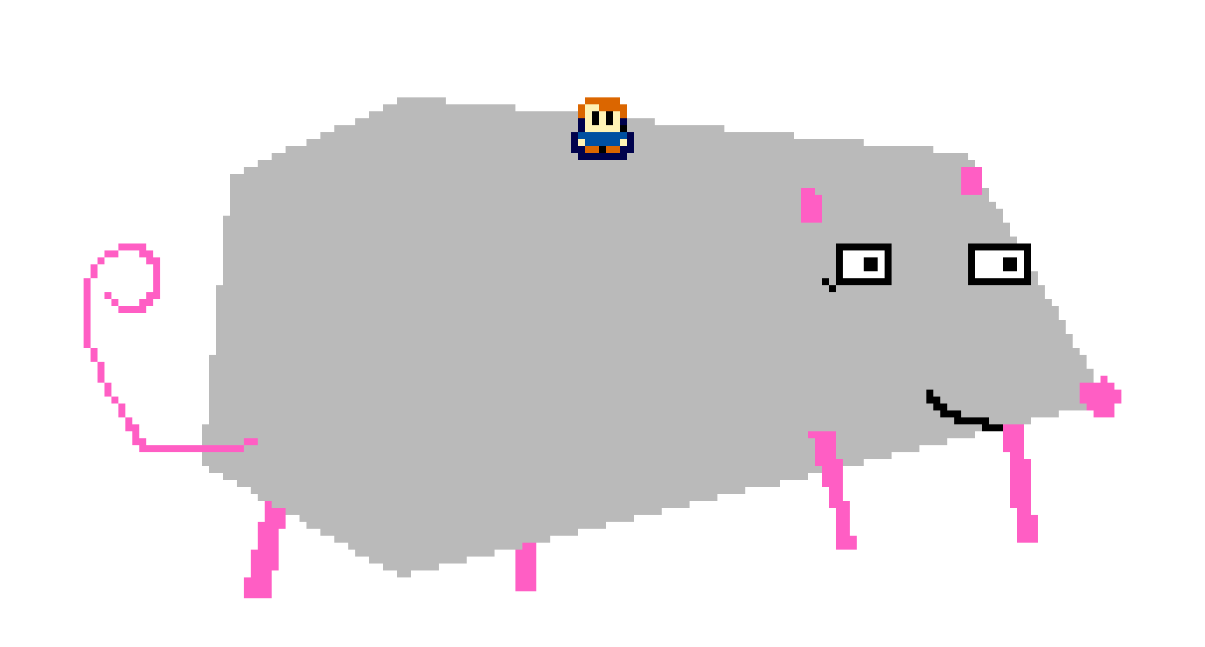 [34e3f5] nevermind guys me and the rat are friends now. his name's liney apparently.