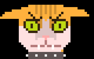 [d0027a] *stares at while the robots chatter and fix up jenny*-George da cat