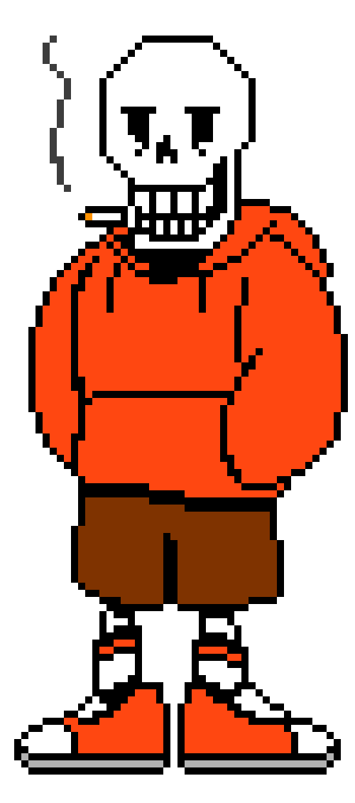 [4928fd] Underswap Papyrus Sprite [King Squid Edit]