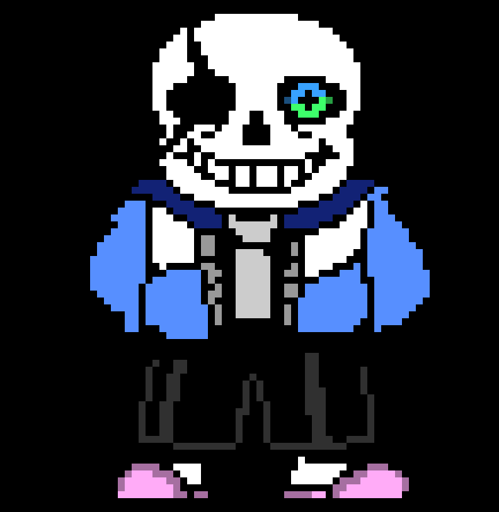 [9664c4] UnderShrike!Sans battle sprite soul eye