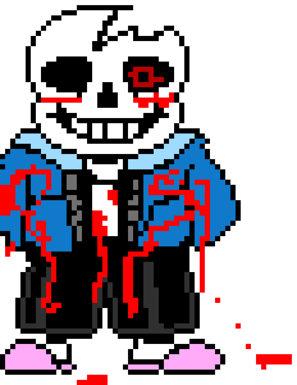 [9664c4] Horror!Sans - Blushing