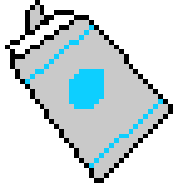 [9664c4] Spray can.