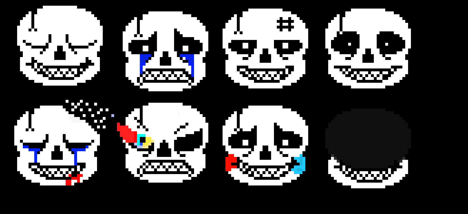 [5b44da] Sans facial expressions part 2