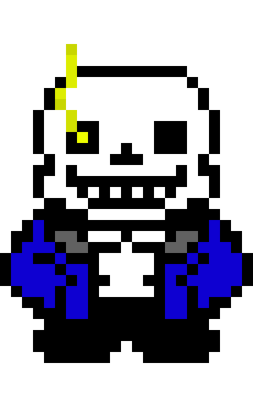 yellow eye sans