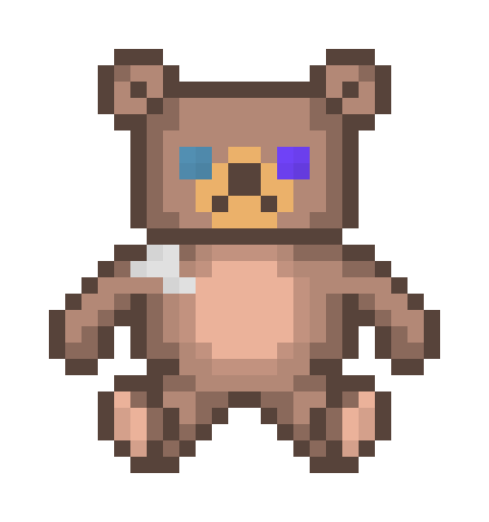 [0c54d2] Mismatched Teddy Bear