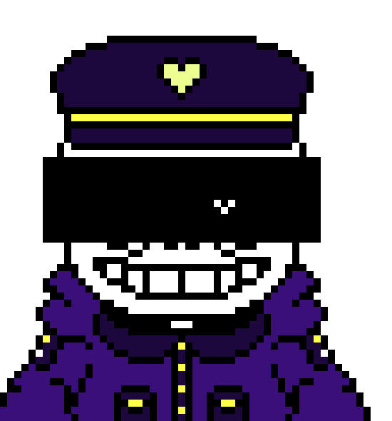 welp i'll introduce my temp character. Guilt Danger. takes the appearance of Allan's content cop joestar with purple clothes and a black bar in front of his eyes.