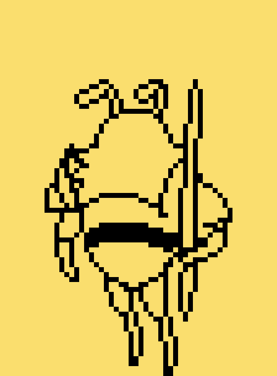 [05b0c1] Hive Knight Outline Completed! 