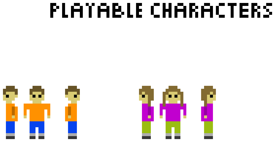 [9664c4] Playable Characters