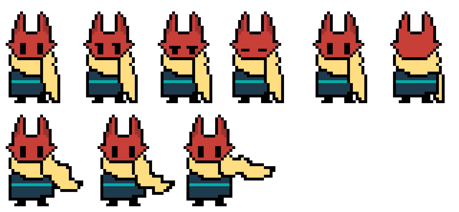 [fe03fb] expressions and scarf Orian