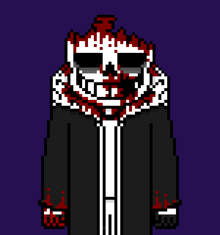 [0ae1f1] . . . . really? another bastard come to die? *codes knives into the sans' body*