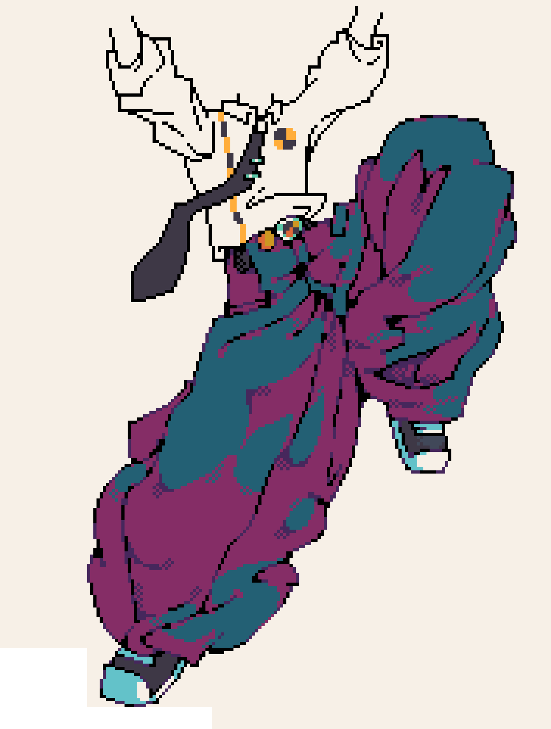 [8426a8] never in a billion years have i finished linework before i go all out at rendering part of it