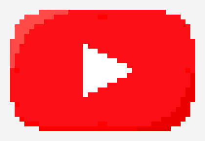 [f1e7a2] Pixelized YouTube Logo