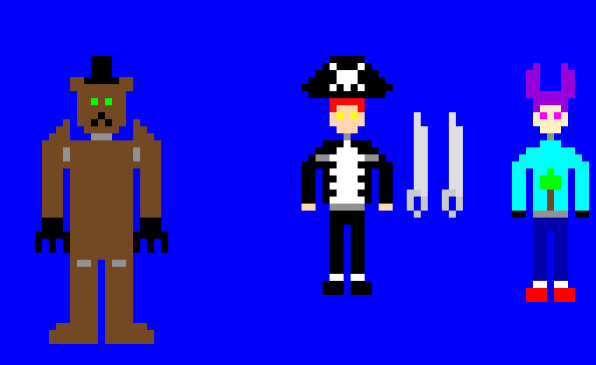 [315ab2] All : OW! - Animatron-X {Fred, The Red Fox, Ban The Brawler, G.Fred}