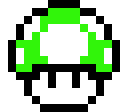 [9664c4] green mushroom