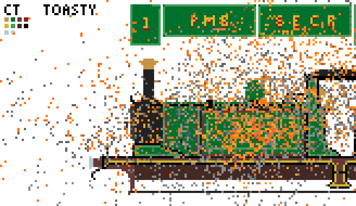 [1cc0fb] exploding train