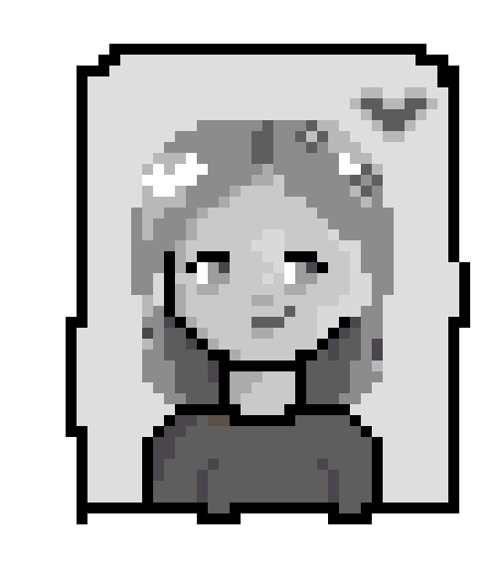 [ced18c] gray scale pixel art