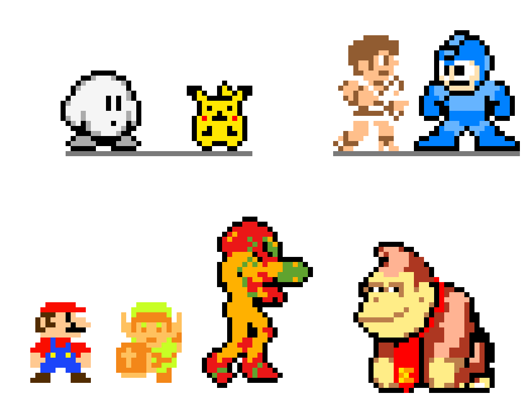 [9664c4] Pixel Smash Bros.