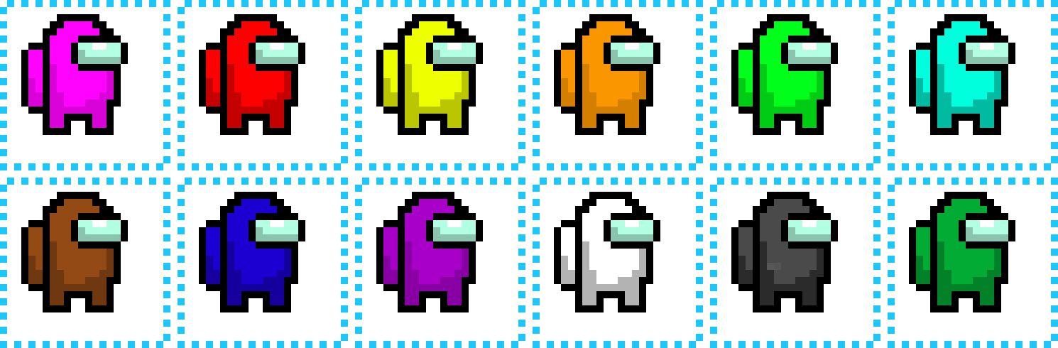 [4ab1b2] All Among Us Colors