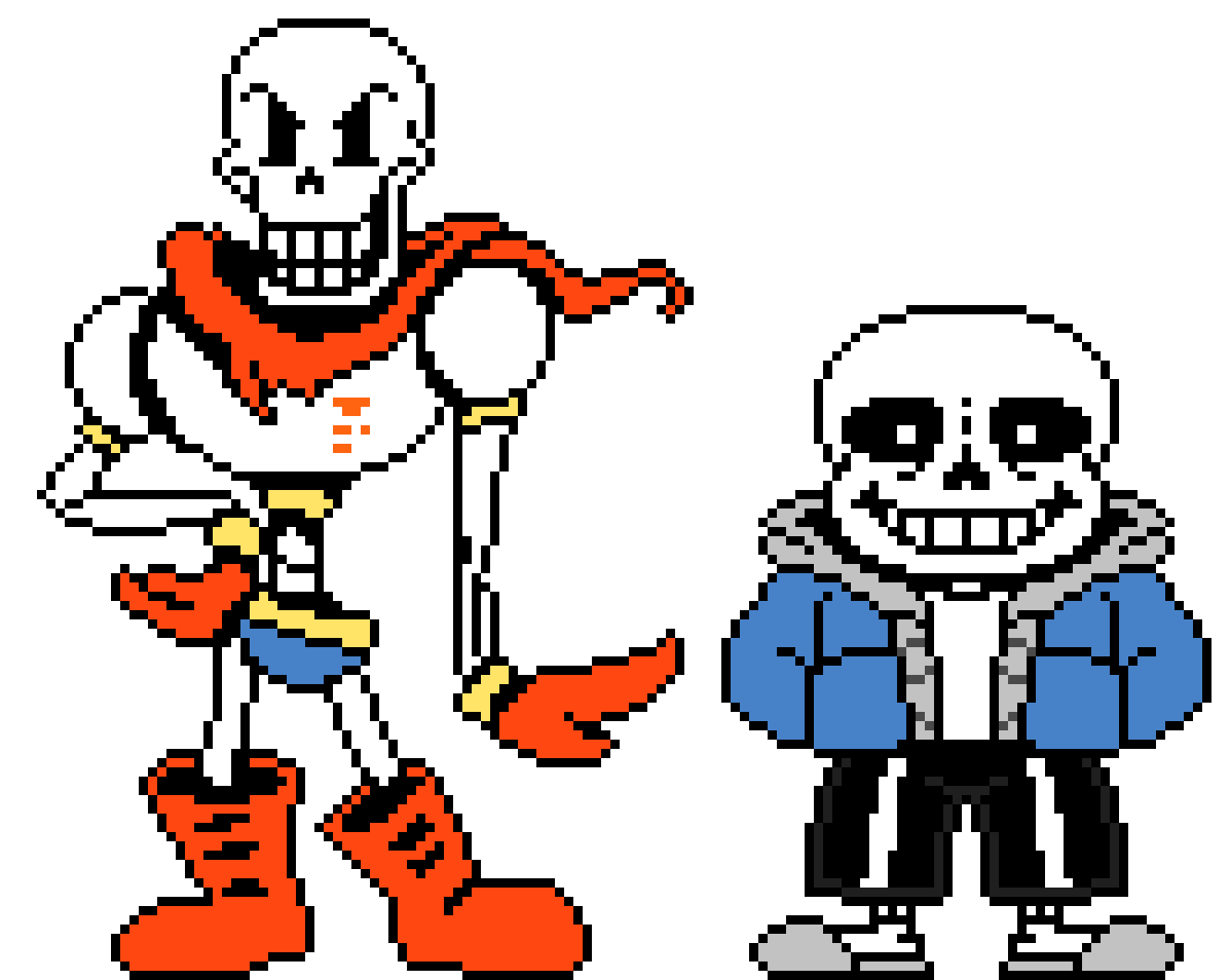 [5e467c] Sans: we need 30K bottles of ketchup- | Papyrus: SANS! | Sans: sorry, bro. alright, so we need pasta and the oatmeal with the dinosaur eggs. -Sans & Papyrus