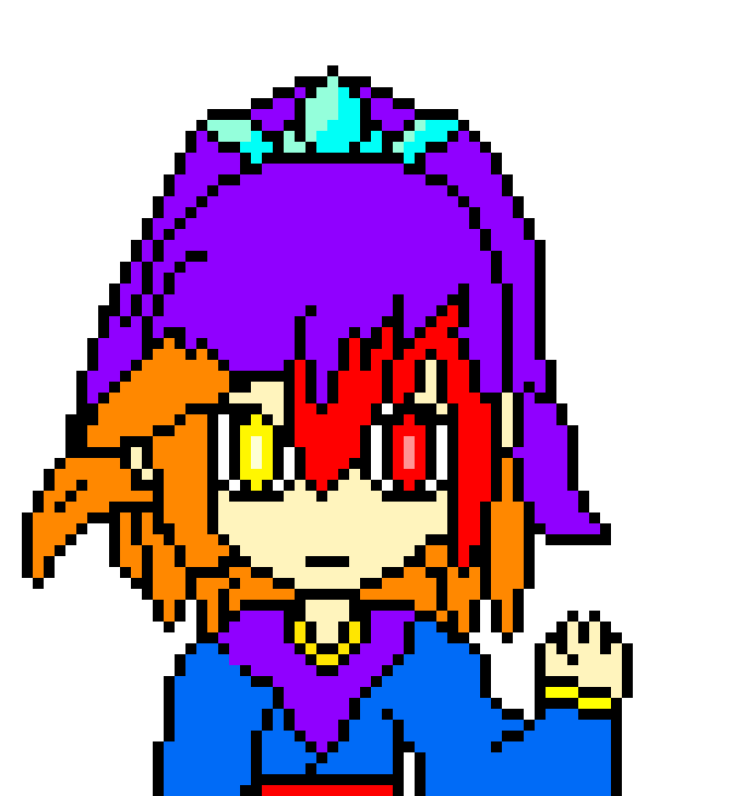 [5b2f3e] there's where the clip is! -a ice-colored crown in on the sidewalk-