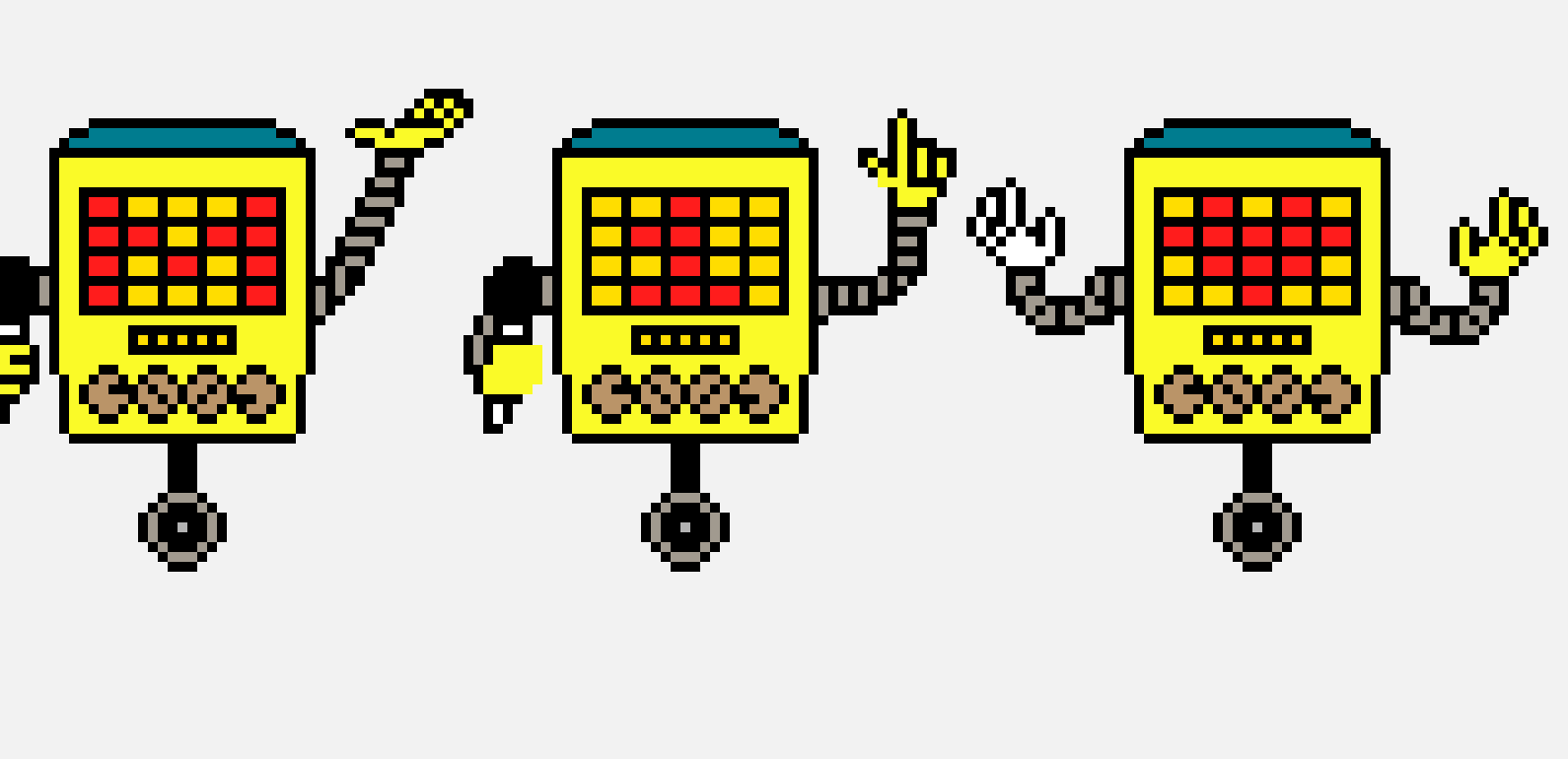 [ad3669] Undertale Mettaton Sprite sheet New years editon