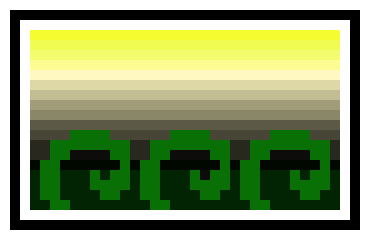 [9664c4] Land pattern (tukutuku)