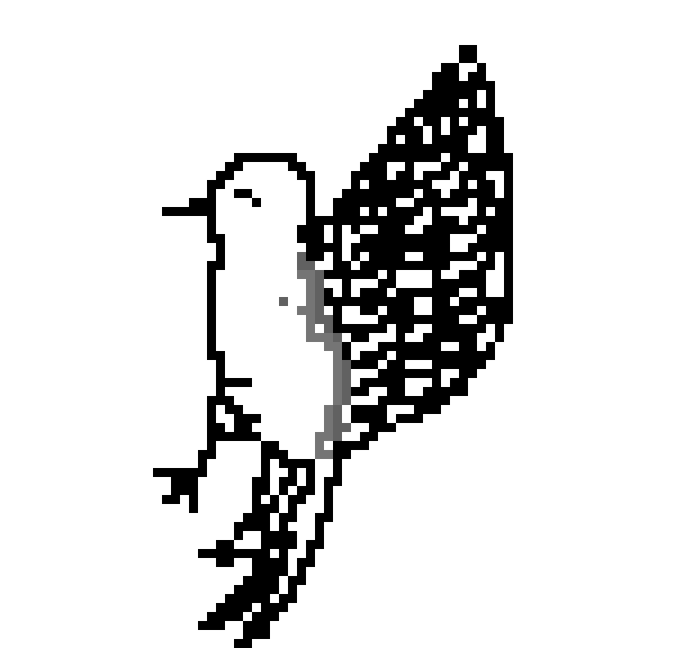 [9664c4] Bird pixel