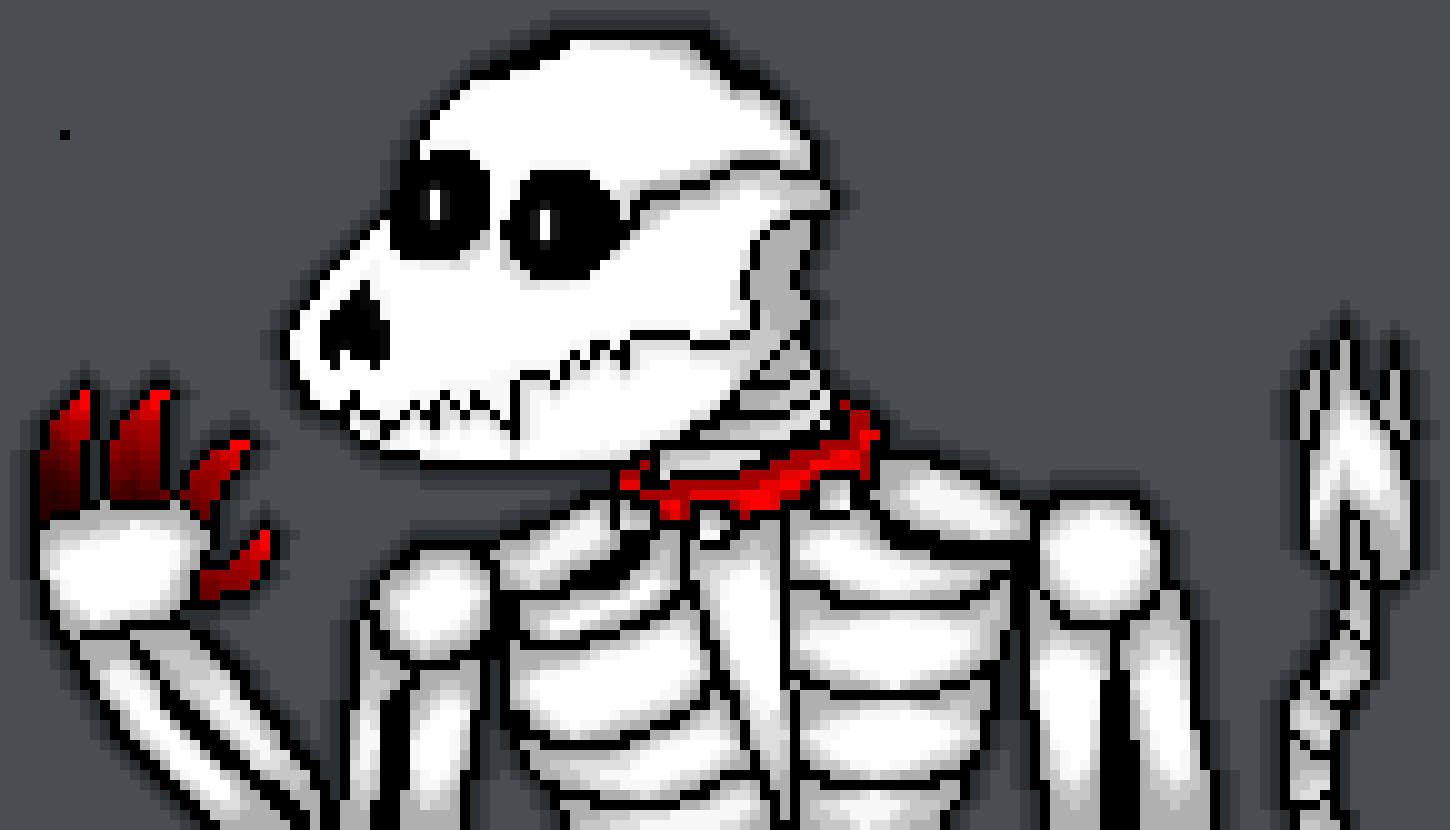 [63ceb7] This being the current Skeletal Terrie... How does it look right now?...