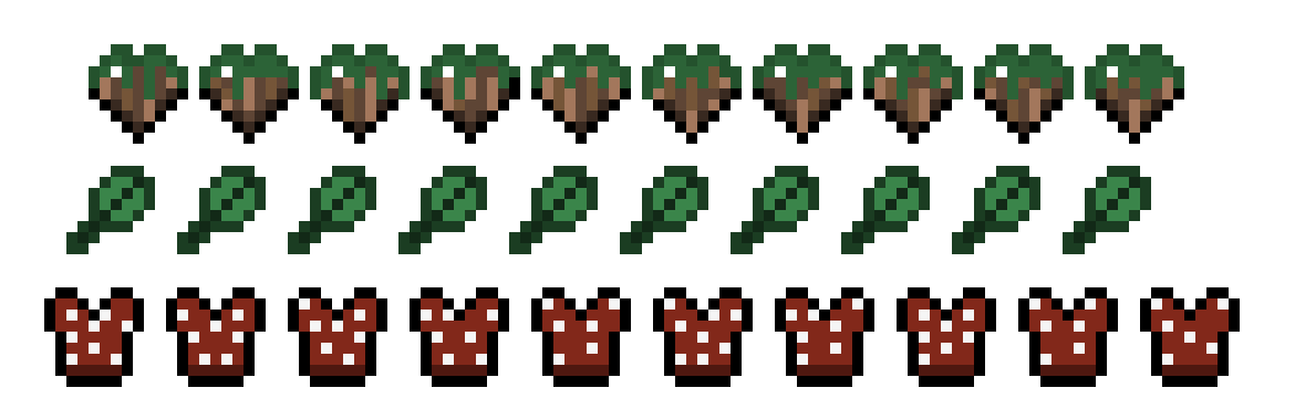 [b6c84f] Minecraft HUD