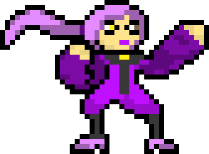 [25c2f0] Violet idle 5