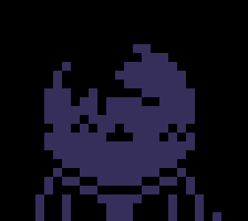 [7ce906] Squeak! *(They try to boop Asriel.) -HorrorTale Sans