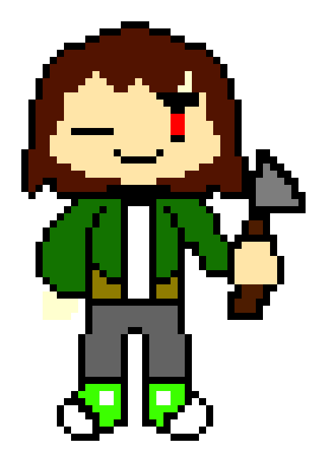 [9664c4] storyshift chara Battle Sprite