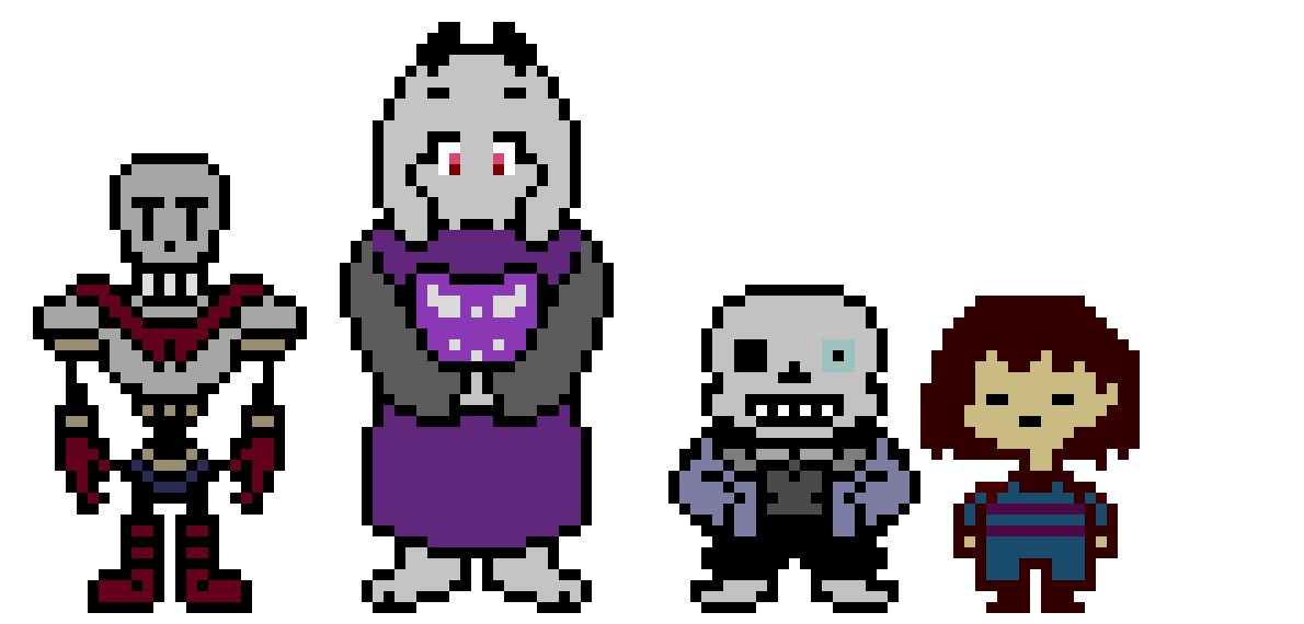 [9664c4] evil undertale characters