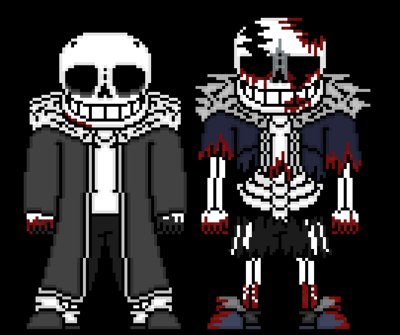 i realized he was too short as i was trying to make him taller, so i fixed it