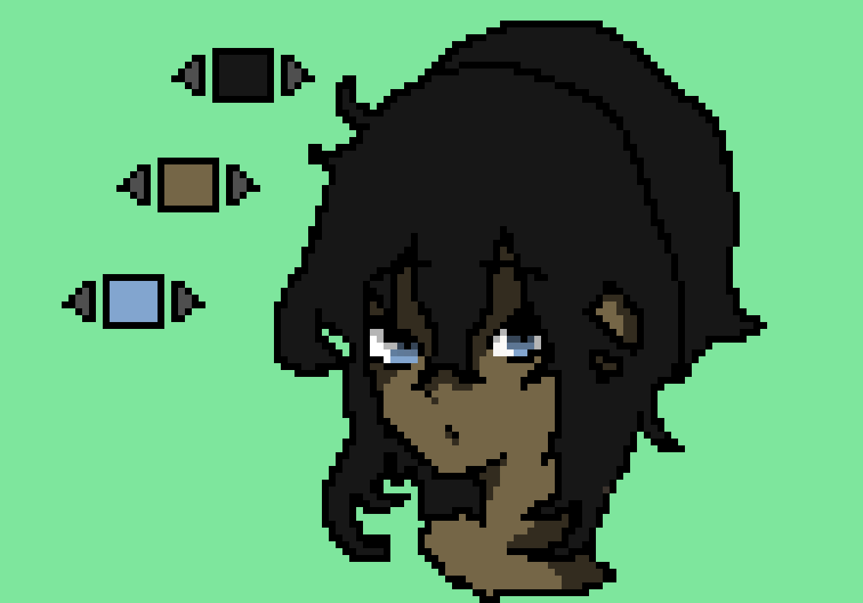 [ff4860] character 1 v2.0..black