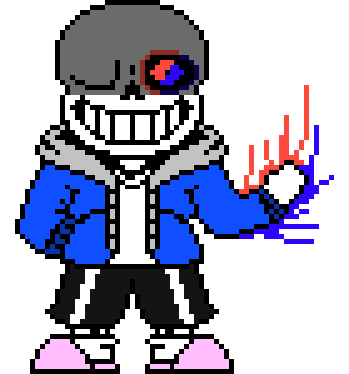 [5b2ee5] Another Undertale HARD-MODE Sans