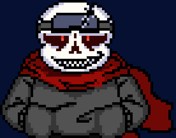 [0b51d0] *No, you aren't. You need to get sober, so to your house you're going. [Fell!Skeld]